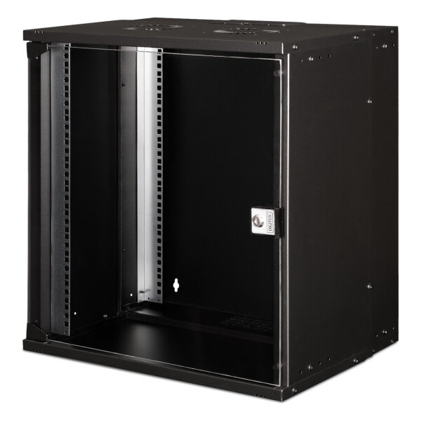 DIGITUS Wandgehäuse SOHO PRO 12HE 460x540x400 mm 19" schwarz