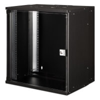 DIGITUS Wandgehäuse SOHO PRO 12HE 460x540x400 mm 19" schwarz