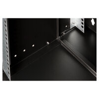DIGITUS Wandgehäuse SOHO PRO 12HE 460x540x400 mm 19" schwarz