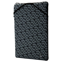 HP Reversible Tasche Sleeve 14" GeoMuster/Schwarz