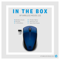 HP Wireless Mouse 220 Lumiere Blue