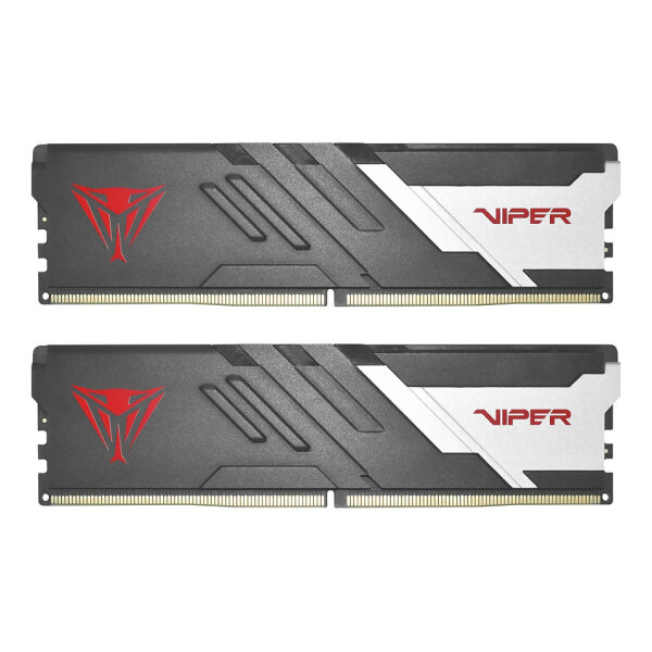 16 GB Patriot DIMM 5600 (2x 8 GB) Dual-Kit (schwarz/wei, PVV516G560C40K, Viper Venom, INTEL XMP)
