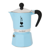 Bialetti Rainbow - Espressokocher - hellblau - für 3...