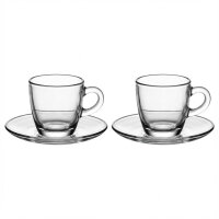 Bialetti Moka-Tassen Set Glas ISTITUZIONALE 2 Tassen