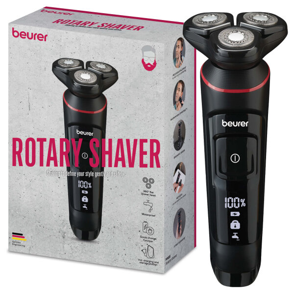 beurer MN8X Rotationsrasierer Schwarz
