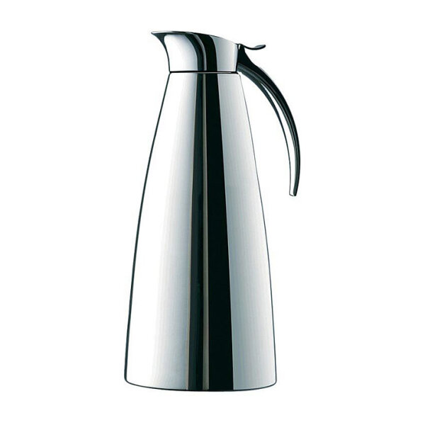 Emsa 502663 Isolierkanne. Edelstahl. 0.3 Liter. Easy Open Verschluss. Eleganza