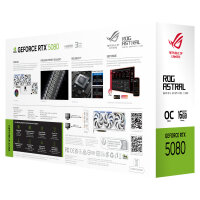 RTX 5080 16G ASUS ROG ASTRAL OC 3 Fan white