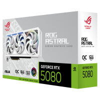 RTX 5080 16G ASUS ROG ASTRAL OC 3 Fan white