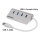 MANHATTAN Hub 4-Port 4xUSB3.0 Alu Strom: USB