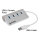 MANHATTAN Hub 4-Port 4xUSB3.0 Alu Strom: USB