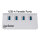 MANHATTAN Hub 4-Port 4xUSB3.0 Alu Strom: USB