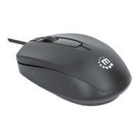 MANHATTAN Comfort II Optische USB-Maus schwarz