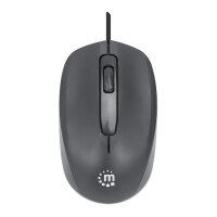 MANHATTAN Comfort II Optische USB-Maus schwarz