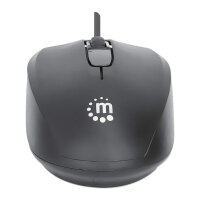 MANHATTAN Comfort II Optische USB-Maus schwarz