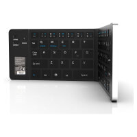 INCA Tastatur + Maus IBK-579BT BT 3.0 Mini-Größe, faltbar, 5-10m silver