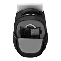 WENGER Sidebar Notebook Rucksack fuer 35,8 bis 39,6cm 14,1 bis 15,6Zoll Tablet Laptop 2 seitliche Taschen schwarz