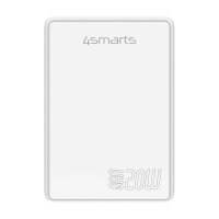 4smarts Netzladegert FlatPlug Duos 20W GaN 1C+1A, wei