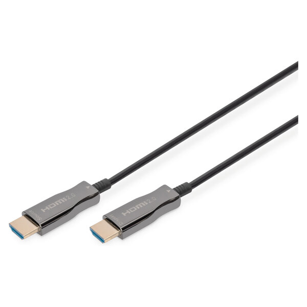 DIGITUS HDMI AOC Hybrid Glasfaserkabel, UHD 4K, 15 m