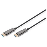 DIGITUS HDMI AOC Hybrid Glasfaserkabel, UHD 4K, 15 m