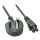 LINDY IEC-Netzkabel UK C5 2m