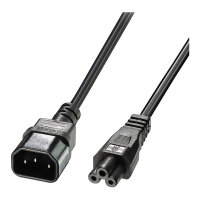 LINDY IEC-Netzkabel C14 an C5 3m
