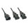 LINDY IEC-Netzkabel C14 an 2x IEC C13 1m