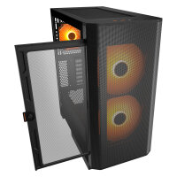 Midi COUGAR Airface FLO, ARGB, Schwarz