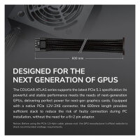 750W COUGAR Netzteil ATLAS 750W ATX3.1 / 80 Plus Bronze