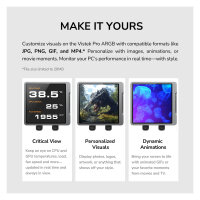 K COUGAR CPU Wasserkühlung Poseidon Vistek Pro 360,ARGB,Weiß