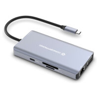 CONCEPTRONIC 10-1 Dock USB-C->HDMI/USB-A/VGA/AUX/+...