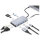 CONCEPTRONIC 10-1 Dock USB-C->HDMI/USB-A/VGA/AUX/+ 25cm gr