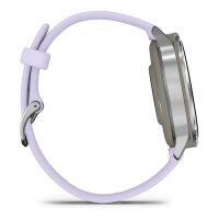 Garmin Venu 4 41mm Silikon-Armb. grau/silber/lavend