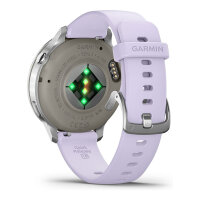 Garmin Venu 4 41mm Silikon-Armb. grau/silber/lavend