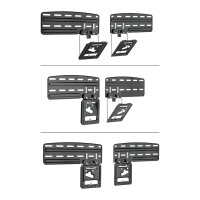 Neomounts TV Wandhalterung 43 85 Zoll ultra flach fixiert schwarz WL30 265BL1