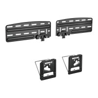 Neomounts TV Wandhalterung 43 85 Zoll ultra flach fixiert schwarz WL30 265BL1