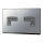 Neomounts TV Wandhalterung 43 85 Zoll ultra flach fixiert schwarz WL30 265BL1