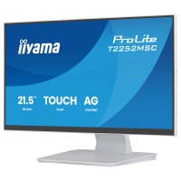 54,6 cm/21,5" (1920x1080) iiyama ProLite T2252MSC-W2AG 16:9 IPS 5 ms Touch10pt HDMI DisplayPort USB-Hub Speakers VESA White