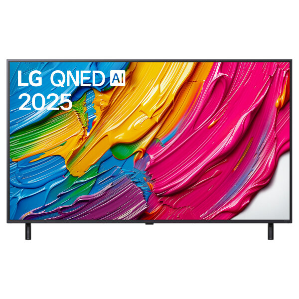 139,7cm/55" (3840×2160) LG 55QNED80A6A 16:9 QNED 4K 60 Hz a7 Gen8 HDMI×3 USB×2 LAN WiFi webOS25 Black