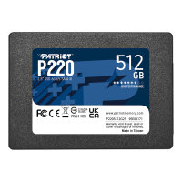 2,5" Patriot P220 512 GB (schwarz, SATA III 6 Gb/s,...