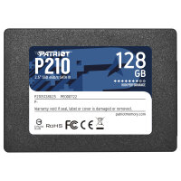 2," Patriot P210 128 GB (schwarz, SATA 6 Gb/s,...