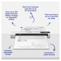 EPSON WorkForce DS-80W mobiler Scanner