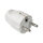 BACHMANN Montagestecker fur Zuleitung H03VV-F3G0,75-1,0-1,5mm weiss