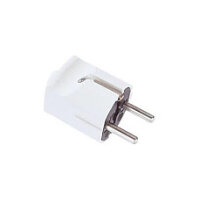 BACHMANN Schutzkontaktstecker zentral weiss bruchfest...