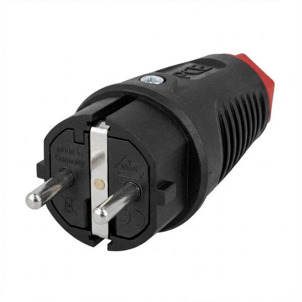 ABL Expert Schuko-Stecker 100000043 (TPE) schwarz sv IP44 3x2,5 (100000043)