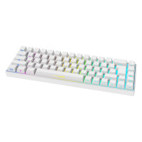 Deltaco Gaming Tastatur WK95R wireless, RGB, weiß