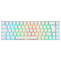 Deltaco Gaming Tastatur WK95R wireless, RGB, weiß