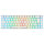 Deltaco Gaming Tastatur WK95R wireless, RGB, weiß
