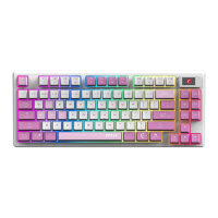 MSI FORGE GK600 TKL W Violet Gaming Keyboard retail