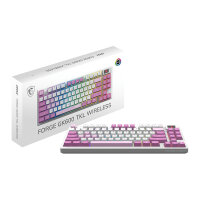MSI FORGE GK600 TKL W Violet Gaming Keyboard retail