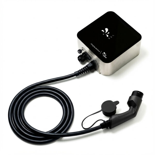 Juice Technology JUICE CHARGER me (schwarz/silber, 11 kW, 5 m Kabel, RFID, MID-Energiezhler)